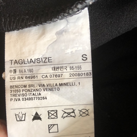 BENETTON Black/Grey Shawl collared Jacket - Picture 9 of 9